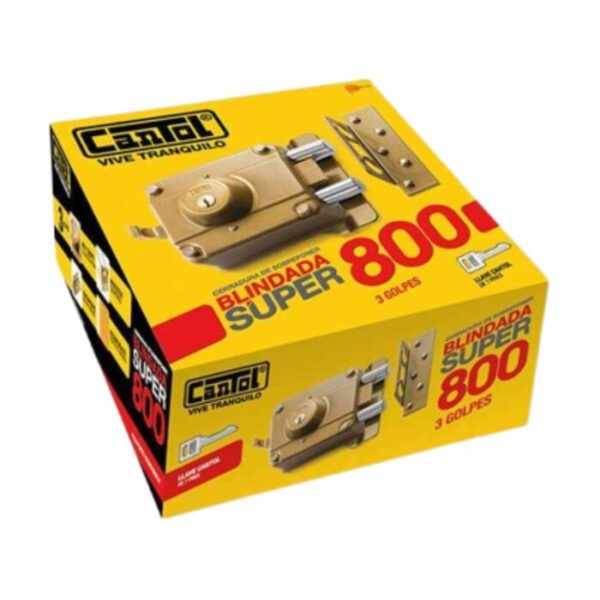 Cerradura Blindada Súper 800 Cantol
