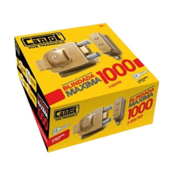 Cerradura Blindada Máxima 1000 Cantol