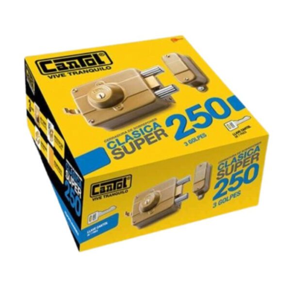 Cerradura Clásica 250 Acero Cantol