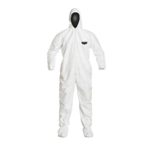 Traje Tyvek Descartable Talla L Blanco Marca CLUTE